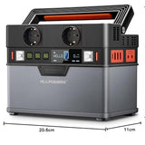 ALLPOWERS S300 PLUS Tragbarer Powerstation 288Wh Mobile Stromversorgung Generatoren 300W Batterie Mobiler Stromspeicher für Garten Party Reise Camping Wohnmobil Notfall