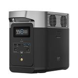 EF ECOFLOW Delta 2 Tragbare Powerstation 1024Wh, Solar Generator LiFePO4-Batterie, erweiterbarer Kapazität bis zu 3kWh, Schnellladung von 0-80% in 50 Mins, Notstromaggregat für Camping, Wohnmobile