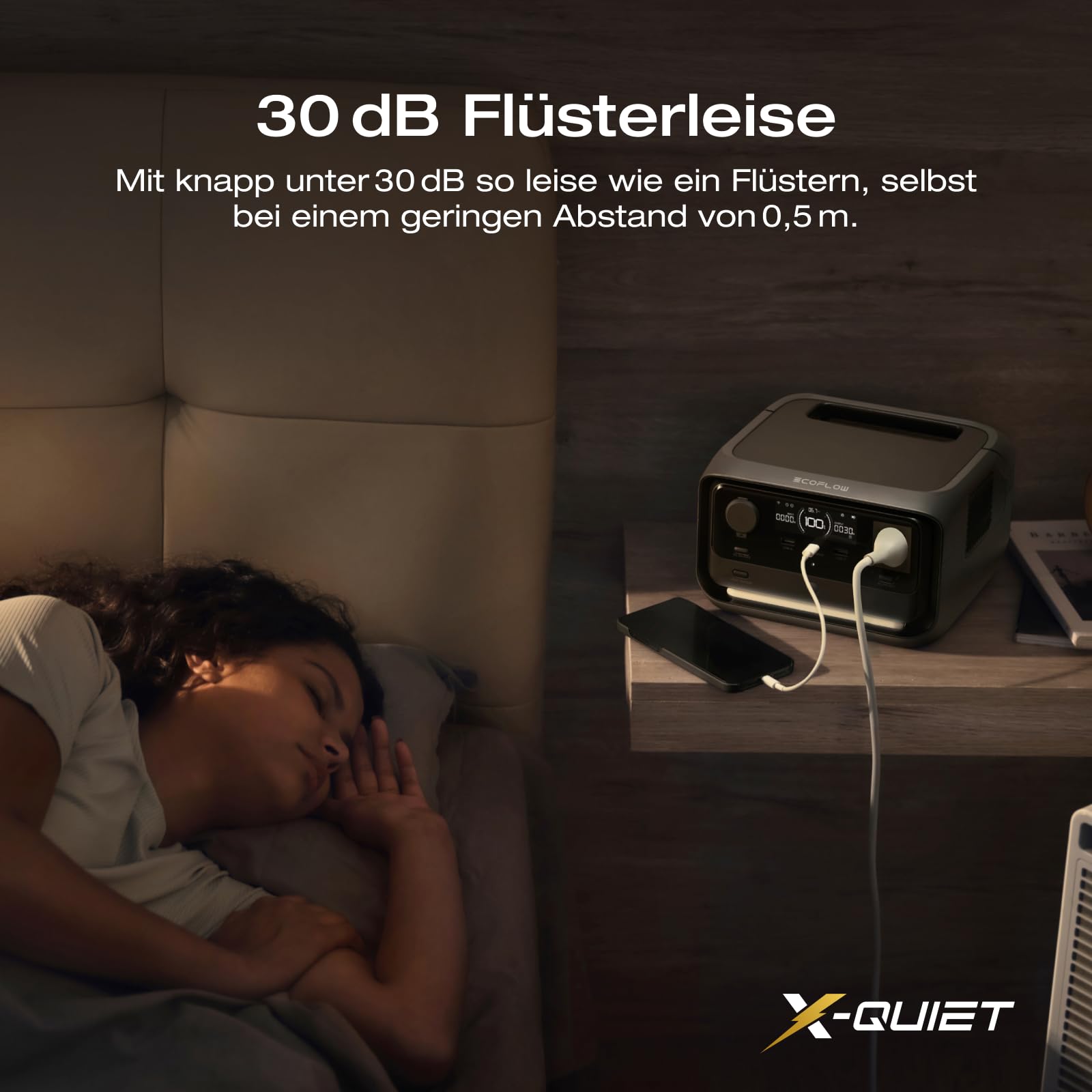 ECOFLOW RIVER 3 Plus Tragbare Powerstation, 286 Wh LFP Batterie, bis zu 1 200 W Leistung, 16 Stunden+ Laufzeit für <100 W Geräte, erweiterbar auf 858 Wh, <10 ms USV, Solargenerator für Camping, RV