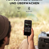 EF ECOFLOW RIVER 2 MAX mit XT60 Kabel 3.5M 512Wh Tragbare Powerstation, Solargenerator mit LiFeP04, Schnellladung in 1 Stunde, bis zu 1000W Leistung, Balkonkraft für Camping/Notstrom/Wohnmobile