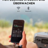 EF ECOFLOW Tragbare Powerstation RIVER 2 Pro, 768 Wh Solargenerator mit LiFeP04, Schnellladung in 70 Minuten, 3x 800 W AC-Steckdosen, Balkonkraft für Notstrom/Camping/Wohnmobile