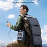 Anker SOLIX C300 Tragbare Powerstation, 288Wh LiFePO4 Akku, 300W (Max 600W) Solargenerator, 140W Beiseitige Schnellladeleistung, Für Camping, Draußen, Reisen, Notfälle, unterwegs (Solarpanel Optional)