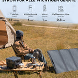 EF ECOFLOW Tragbare Powerstation RIVER 2 MAX, 512 Wh Solargenerator mit LiFeP04, Schnellladung in 1 Stunde, bis zu 1000 W Leistung, Balkonkraft für Notstrom/Camping/Wohnmobile